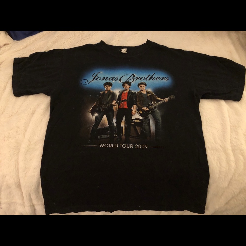 Jonas Brothers 2009 World Tour Merch Shirt-medium